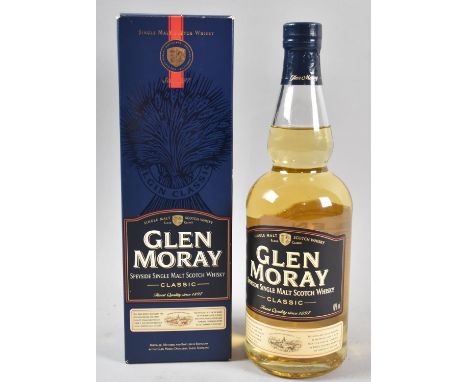 A Bottle of Glen Moray, Single Malt Scotch Whiskey, Classic, 70cl 