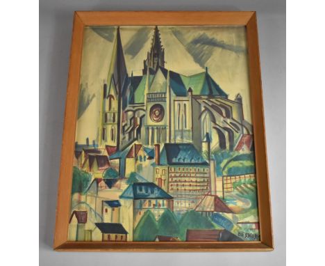 A Framed Print, After Francois Desnoyer (French, 1894-1972), Print 49cmx37.5cm, Frame 52cmx41cm 
