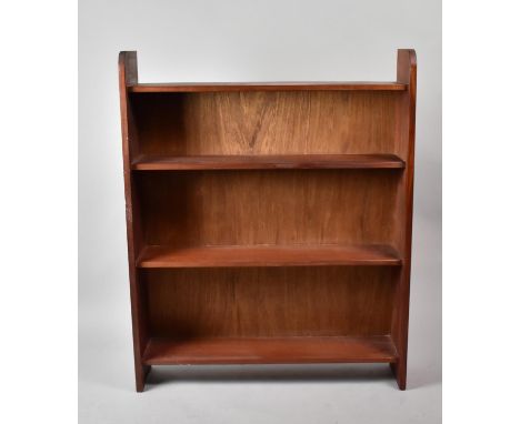 A Mid to Late 20th Century Oak Four Shelf Bookcase, 92cms Wide by 114cms High 