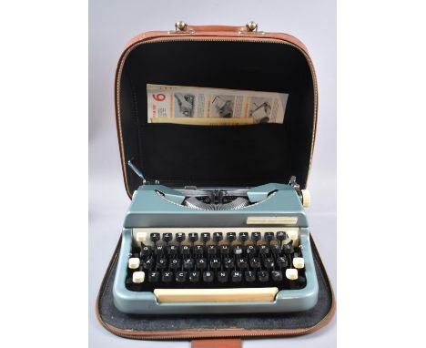 An Imperial Good Companion Typewriter in Leather Carrying Case 