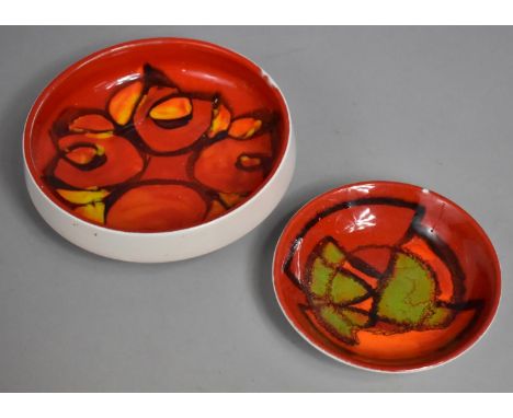 Two Poole Delphis Items to include Bowl and Dish 