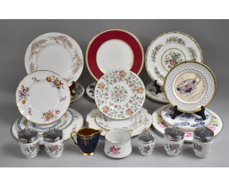 A Collection of Various Plates to comprise Coalport Commemorative Examples, Royal Worcester Cup of Cups, Royal Worcester Prin