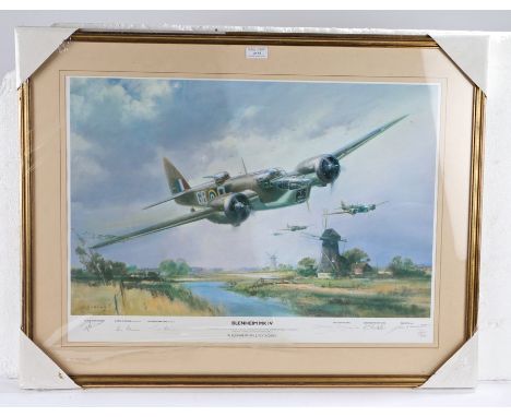 Frank Wootton, pencil signed limited edition print, 'Blenheim MKIV, A Blenheim Will Fly Again', numbered 337/850, housed with