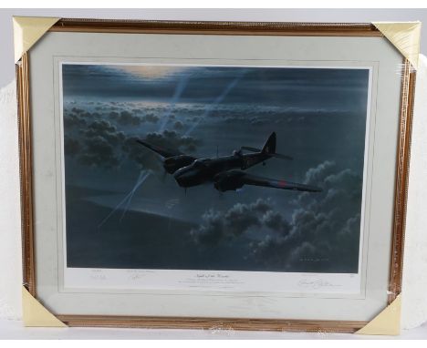 Gerald Coulson, pencil signed limited edition print, 'Night of the Hunter', numbered 337/850, housed within a gilt and glazed