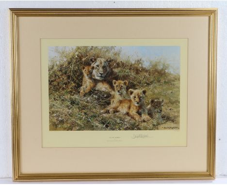 David Shepherd limited edition print "Young Africa", signed to the mount and numbered 450-850, housed in a gilt glazed frame,