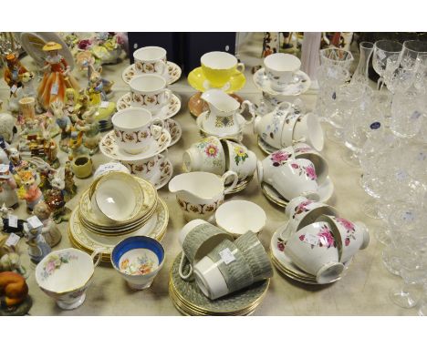 Teawares - a Colclough part tea service; others;  etc qty