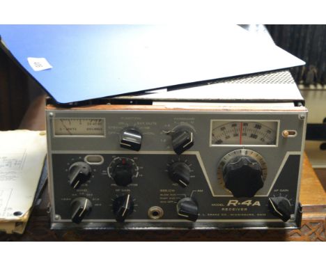 Amateur radio receiver, R-4a radio receiver produced by R.L. Drake Company, instruction manual (2)