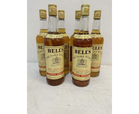 Six bottles of Bells Old Scotch Whisky, 6 x 75cl Location: CRATE 