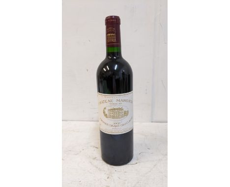 One bottle of Chateau Margaux 2000 vintage Premier Grand Cru Classe, 75cl Location: R1 