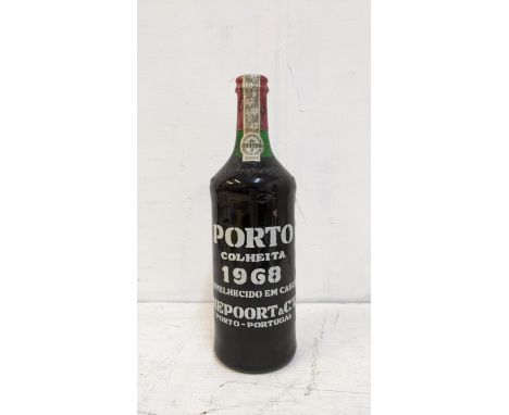 A single bottle of Colhenita 1968 vintage PortLocation: R3 