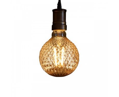{ Option of lots:  30, 30a } E27 Harvard Globe Lamp This Harvard Globe lamp is a twist on the classic silhouetteSteel / Glass