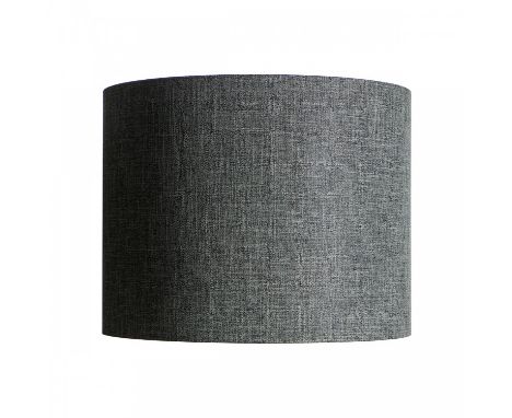 { Option of lots:  33, 33a } Elisa Shade This classic style lamp shade has a modern and universal speckled grey colour.Fabric