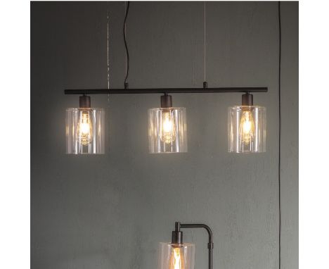 { Option of lots:  19 } Chicago 3 Pendant Light Black Simple yet stylish providing your  living space a warm and contemporary