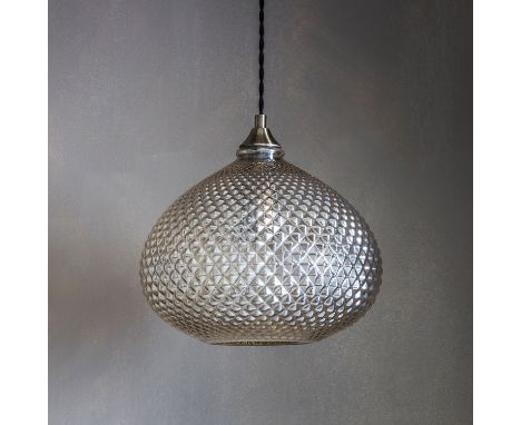 { Option of lots:  63 } Manuka Pendant Light Unqiue pendant light with a geometric glass shade, metal top and black twisted h
