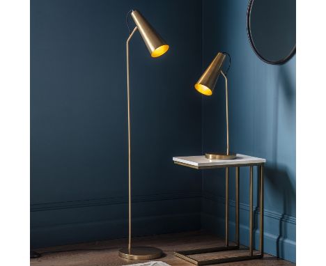 { Option of lots:  54, 54a } Kam Floor Lamp Gold Light up any room with our new floor lamps. When turned off, a floor lamp sh
