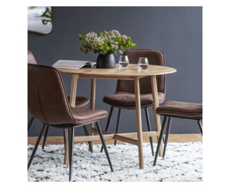 Madrid Round Dining Table  The Madrid round dining table is made using the finest European Oak and ideal for smaller homes wh