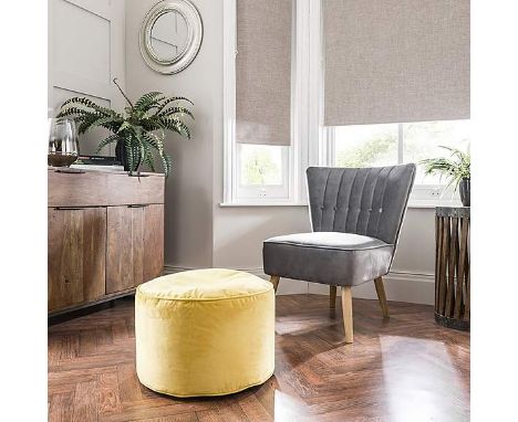 Crafted from a gorgeous soft touch velvet fabric, the pouffe is the perfect place to rest your legs. This stylish, multi-func