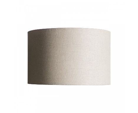 { Option of lots:  17, 17a } Carlotta Shade This classic wide lamp shade is the perfect colour to fit in all homes.Fabric / C