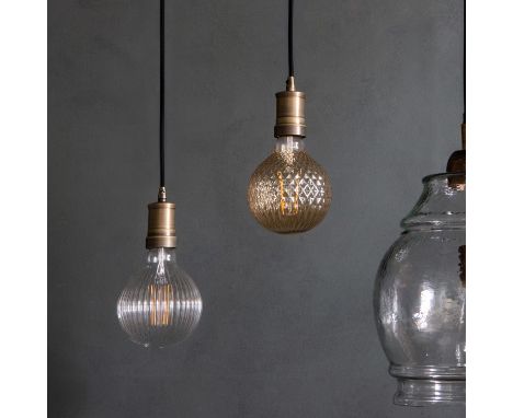 { Option of lots:  29 } E27 Faxton Globe Lamp Add this stunning Faxton Globe Lamp to your home to brighten up the place.Glass