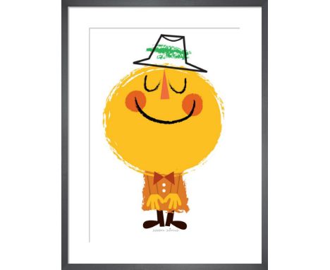 Sean Sims Mr Sunshine, 28x36cm Framed Print in Responsibly Sourced Solid Frame With A Brushed Black Satin Finish Print On 250