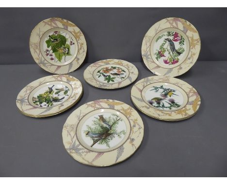 Worcester Royal Porcelain Co - John James Audubon Birds of America series includes nr 1 "Swainson's Warbler" nr 2224, nr 2 "S