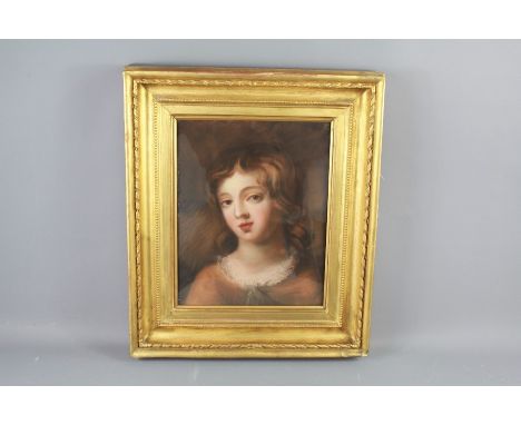 A Victorian Pastel Portrait of a Young Woman, approx 29 x 37 cms, framed and glazed, artist unknown.