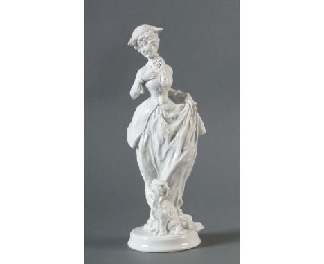    Holzer-Defanti, Constantin   Wien 1881 - 1951 Linz. "Reitdame (Favorit)", E: 1919, A: Selb, Rosenthal, um 1920, Weißporzel