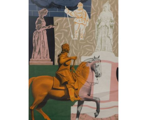George Chapman (1908-1993). Ghosts, London transport poster, coloured lithograph, 102cm x 63cm. (frame AF)