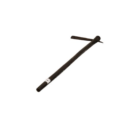 African Congo Axe Metal Head Ebony Wood Handle.  Length 55cm.  Please see photo for condition.