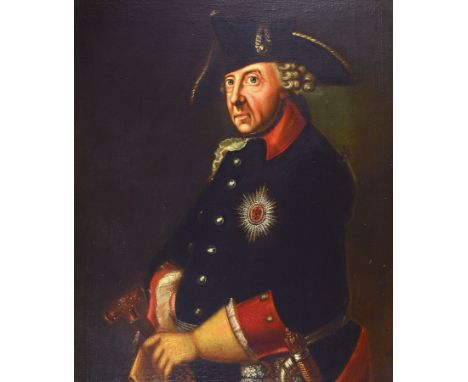 Unbekannter Künstler, um 1910-1930,  Porträt des König Friedrich II. genannt der Große oder auch volkstümlich der alte Fritz,