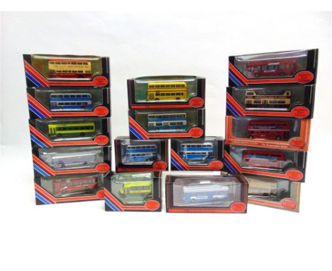 SIXTEEN EXCLUSIVE FIRST EDITIONS 1/76 SCALE DE-REGULATED LONDON MODEL BUSES various liveries, each mint or near mint and boxe