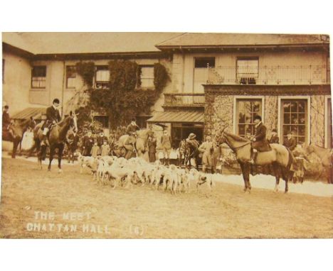 POSTCARDS - HUNTING (DEVON) Twenty-nine real photographic cards, most (twenty-two) by Humphries of Axminster and of Cotley Hu