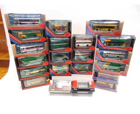 TWENTY-ONE 1/76 SCALE 'BRISTOL' & 'BADGERLINE' MODEL BUSES by Exclusive First Editions (17) and Corgi 'Original Omnibus Compa