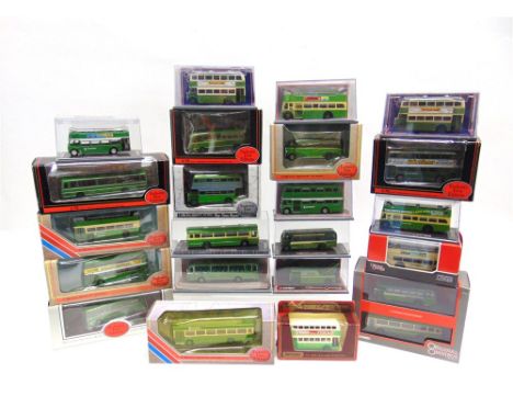 TWENTY-TWO 1/76 SCALE 'SOUTHDOWN' MODEL BUSES by Exclusive First Editions (9), Corgi 'Original Omnibus Company' (12) and Matc