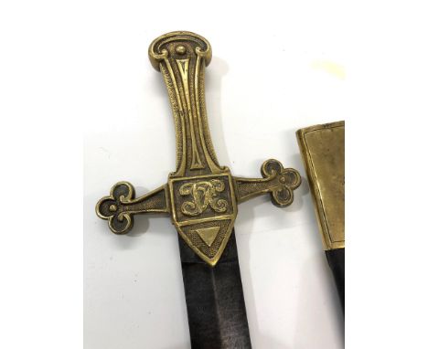 British Victorian band sword and scabbard 