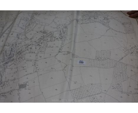 A quantity of old Ordnance Survey Maps of Herefordshire including: Tillington, Burghill, etc