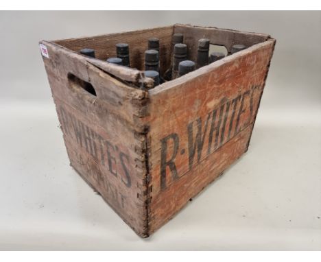 Twelve 75cl bottles of Taylor's 1977 vintage port, in vintage R White's pine crate. (12)