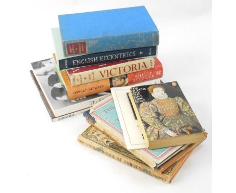 Various books relating to the Sitwell Family, to include Wrack At Tides End by Sitwell (Osbert), first edition published 1952