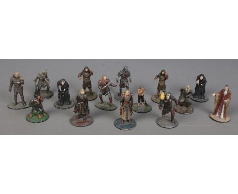 Fifteen NLP 2004-2007 Lord Of The Rings figures. Includes Berserker Uruk-Hai, Smeagol &amp; Deagol, Elrond, Gothmog, Haldir, 