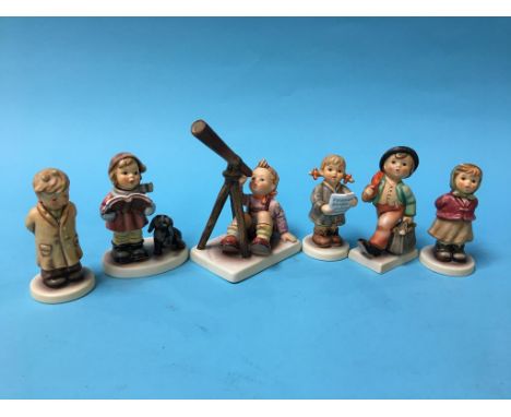 Six Hummel figures