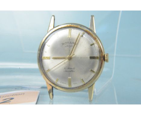 A c1960's Rotary 175 Incabloc 9ct gold gents wristwatch