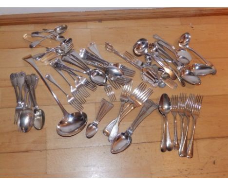 An EP soup ladle and cutlery.