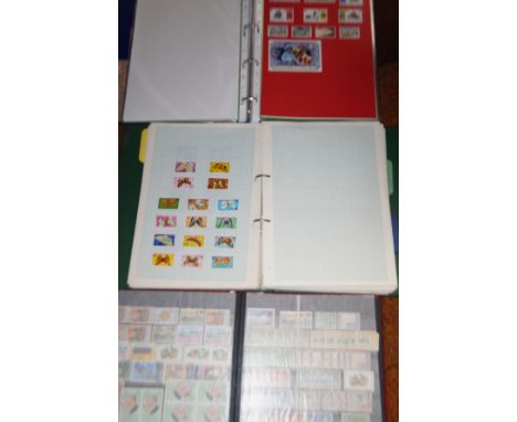 Stamp albums containing commonwealth &amp; world stamps 