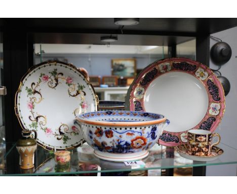 Collection of assorted 18th century and later Ceramics to include Doulton Lambeth, Royal Crown Derby, Early Derby plates, Wor