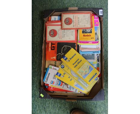Collection of assorted Ordnance survey maps and road maps 