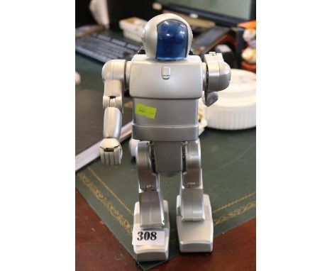 Vintage Battery operated 1980s Sci-Fi Walking Toy Robot