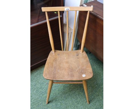 Early Ercol Blonde Elm mid century 341 Pattern dining Chair