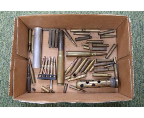 Collection of deactivated cartridges mostly WW2 