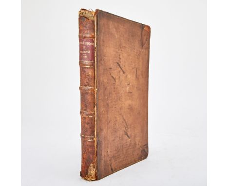 GRIFFITH HUGHESThe Natural History of Barbados. London: Printed for the author, 1750. First edition. Contemporary speckled ca