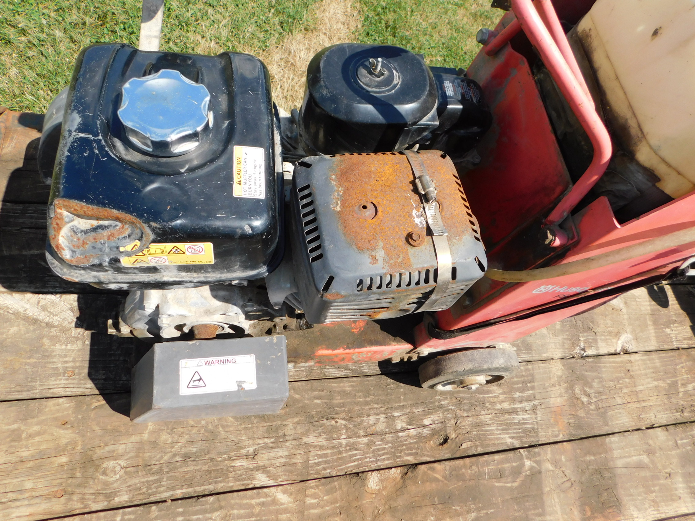 Husqvarna Model FS-400-LV Gas-Powered Walk-Behind Concrete Saw, SN ...